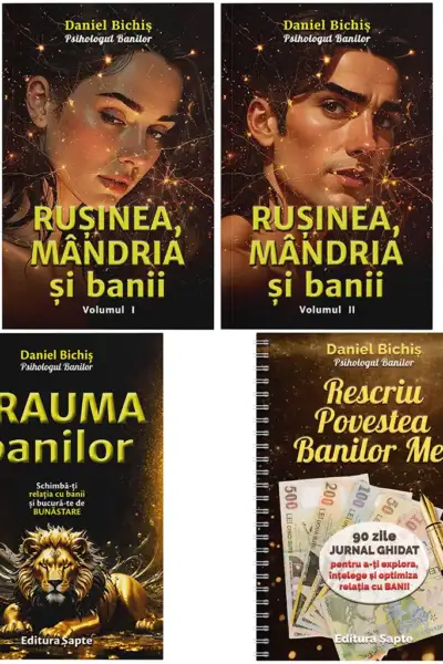 4 Cărți de Psihologie Financiară scrise de Daniel Bichiș, Psihologul Banilor