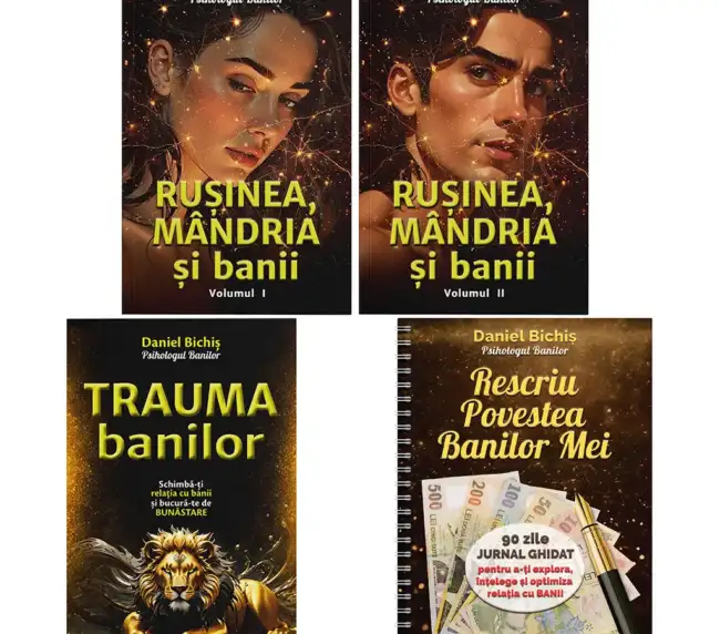 4 Cărți de Psihologie Financiară scrise de Daniel Bichiș, Psihologul Banilor
