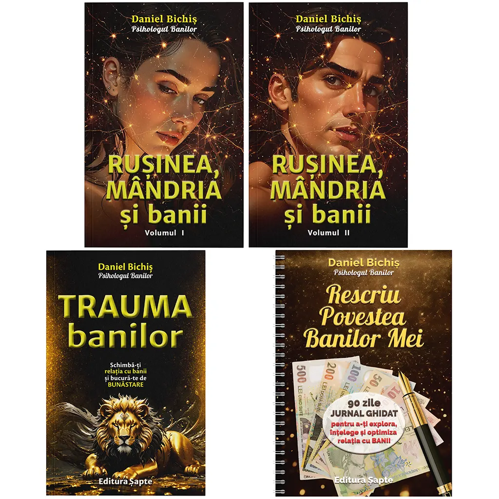 4 Cărți de Psihologie Financiară scrise de Daniel Bichiș, Psihologul Banilor